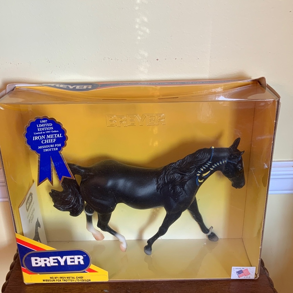 Breyer Limited Edition Iron Metal Chief Model 971 Horse 1997 New in Box